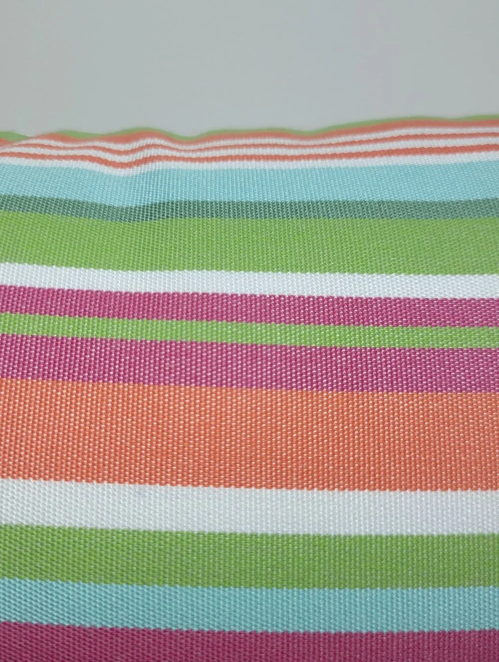 Sunbrella Striped Lumbar Pillow Indoor Outdoor